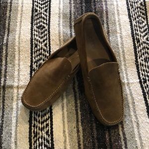 J. Crew suede moccasins